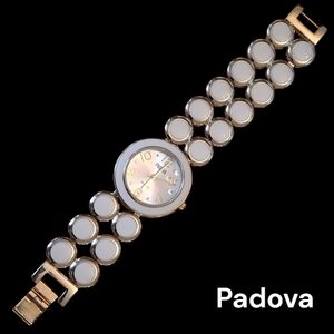 PADOVA Gold and Cream Watch with Elegant Design